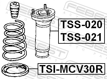 Febest Veerschotel TSI-MCV30R