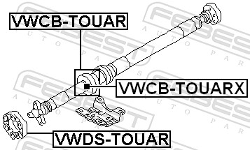 Febest Voering VWCB-TOUAR