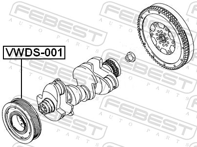 Febest Krukaspoelie VWDS-001