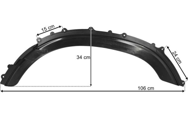 Pacol Verbreding, spatbord DAF-MG-041R
