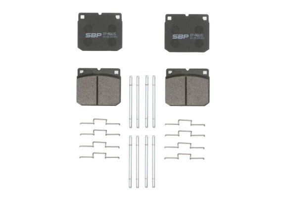 Remblokkenset, schijfrem SBP 07-AG031