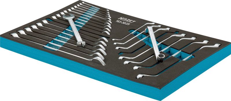 Hazet Set ring- / steeksleutel 163-30/25