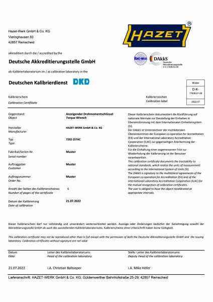 Hazet Momentsleutel 7291-2STACCAL