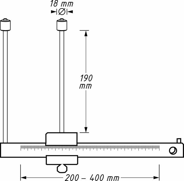 Hazet Schuifmaat, dikte remschijf 4956-4