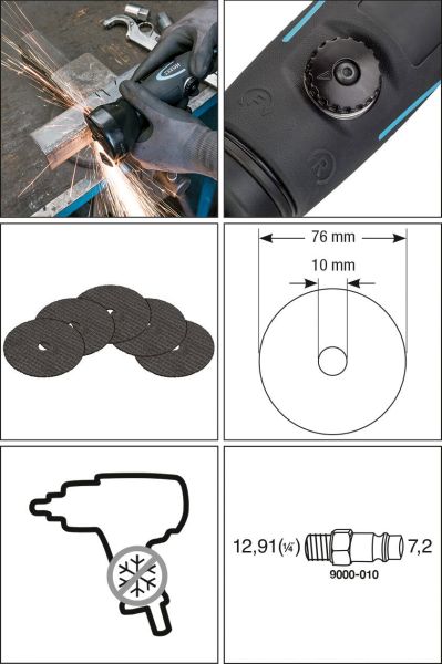 Hazet Staafslijper (perslucht) 9033-10