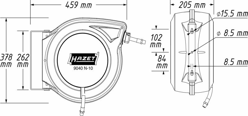 Hazet Slanghaspel 9040N-10