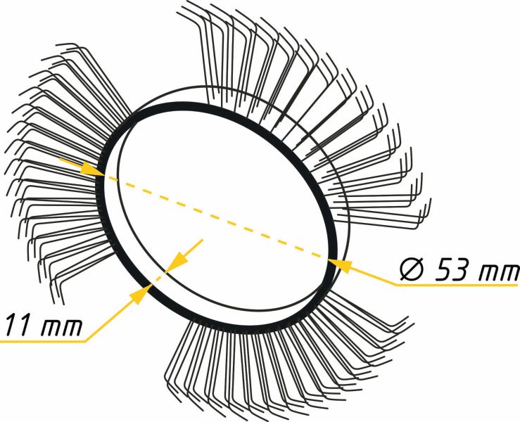 Hazet Staaalborstel, bandslijper 9033-6-03/5