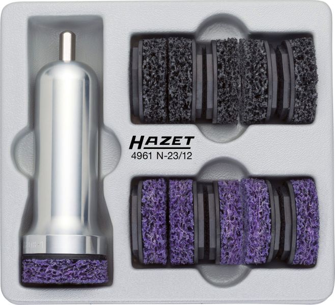 Hazet Reinigingsset wielnaaf 4961N-23/12