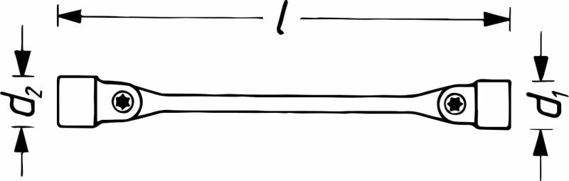 Hazet Steeksleutel 645-16X17