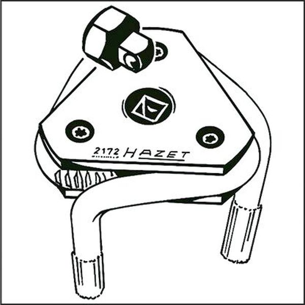 Hazet Oliefiltersleutel 2172