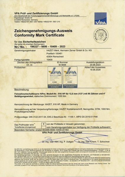 Hazet Omschakelratel 916HP