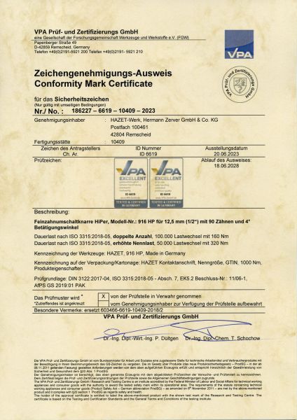 Hazet Omschakelratel 916HP