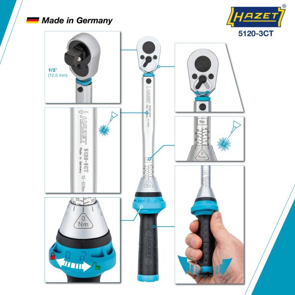 Hazet Momentsleutel 5120-3CT