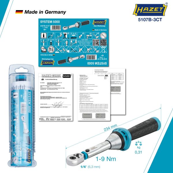 Hazet Momentsleutel 5107B-3CT