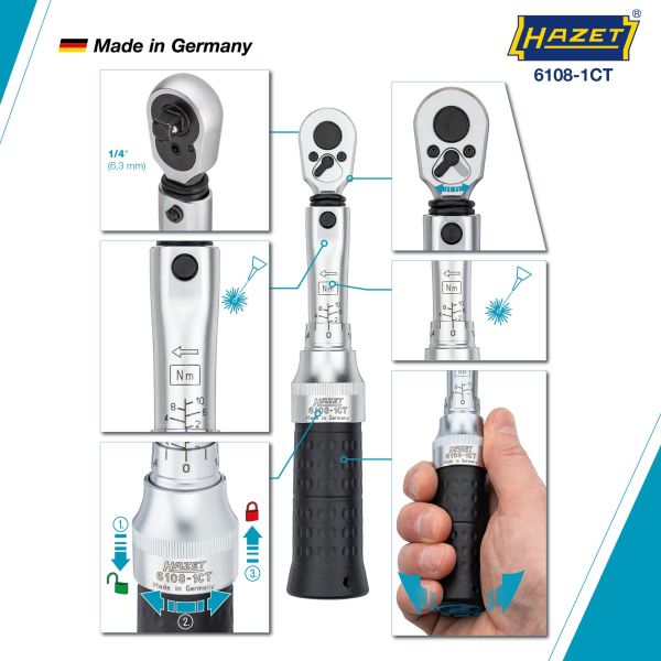 Hazet Momentsleutel 6108-1CT