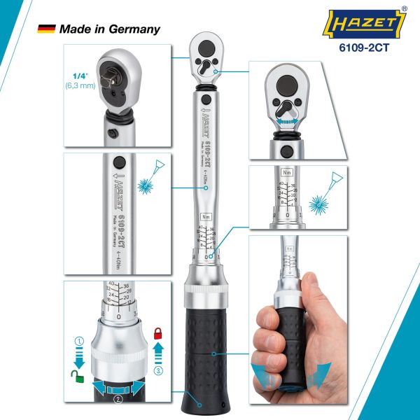 Hazet Momentsleutel 6109-2CT