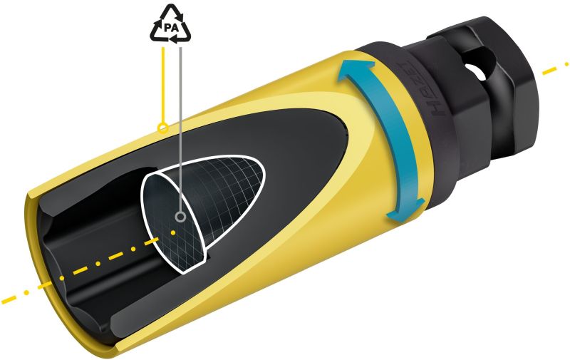 Hazet Kracht, dopsleutel 903SLG6-19