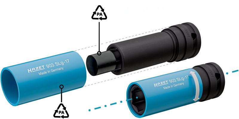 Hazet Kracht, dopsleutel 903SLG-17