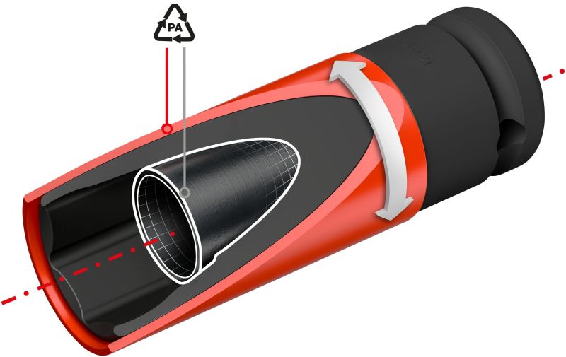 Hazet Kracht, dopsleutel 903SLG-21