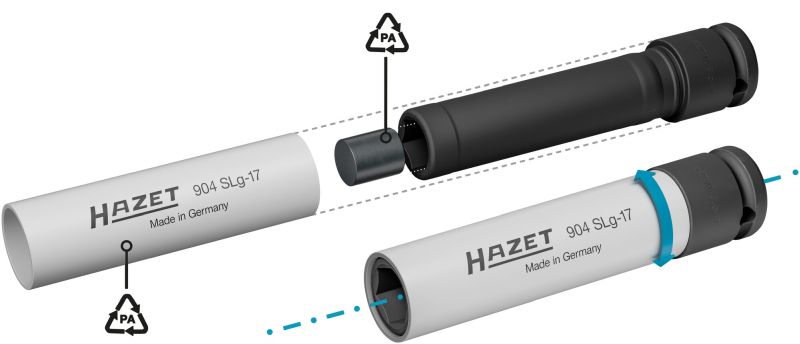 Hazet Kracht, dopsleutel 904SLG-17