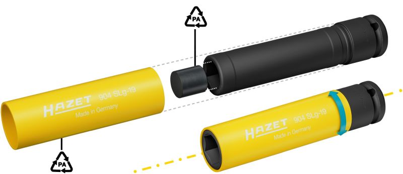 Hazet Kracht, dopsleutel 904SLG-19