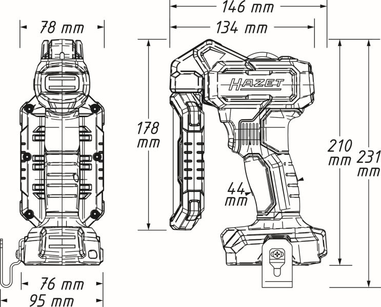 Hazet Looplamp 9579-10