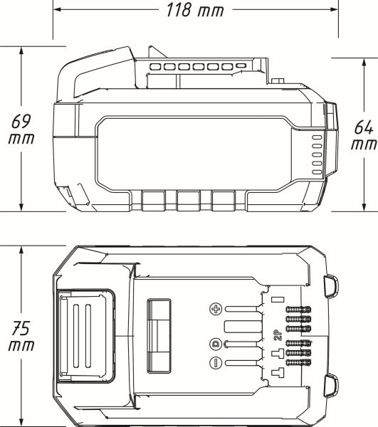 Hazet Reserveaccu, accuschroevendraaier 9500-05