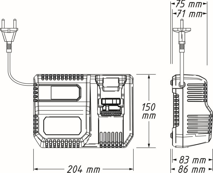 Hazet Batterijlader 9501-1018