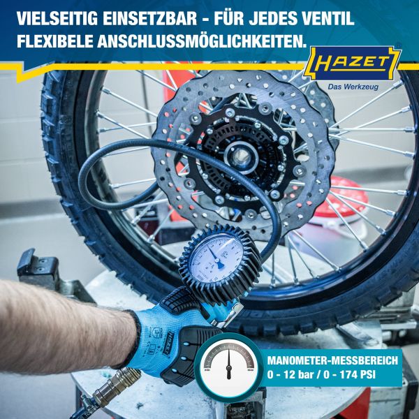 Hazet Bandenspanningsmeter/-pomp 9041G-1