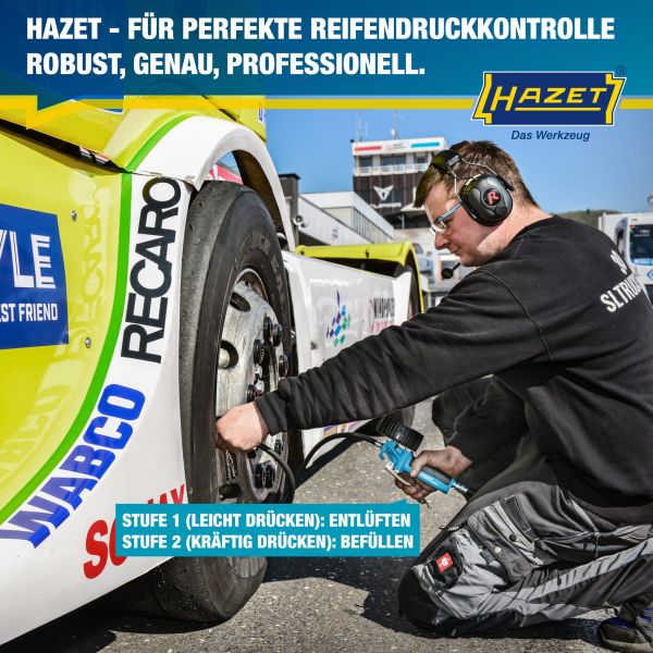 Hazet Bandenspanningsmeter/-pomp 9041G-1