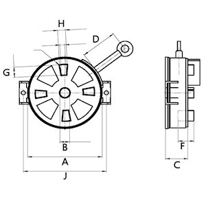 Hc-Cargo Houder, koolborstel F 032 335 009