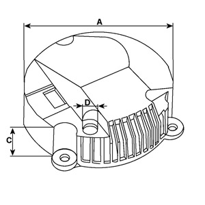 Hc-Cargo Beschermkap, alternator/dynamo F 032 133 201