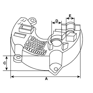 Hc-Cargo Beschermkap, alternator/dynamo F 032 139 656