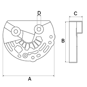 Hc-Cargo Beschermkap, alternator/dynamo F 032 234 769