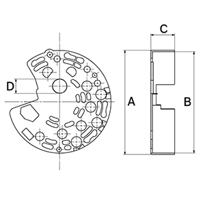 Hc-Cargo Beschermkap, alternator/dynamo F 032 336 888