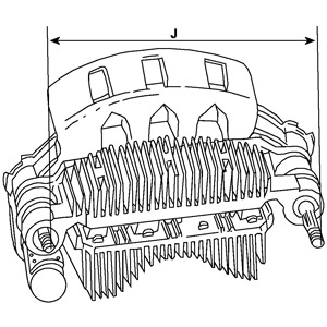 Hc-Cargo Dynamo gelijkrichter (Diodebrug) 135948