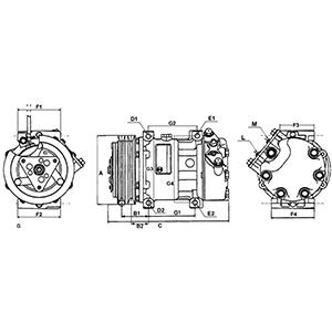 Hc-Cargo Airco compressor 241274