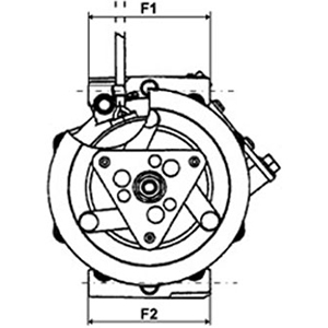 Hc-Cargo Airco compressor 240485