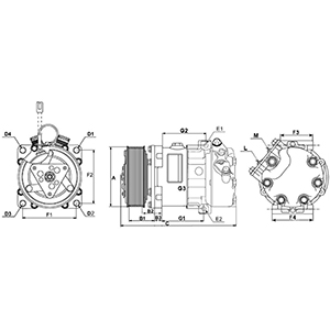 Hc-Cargo Airco compressor 240924