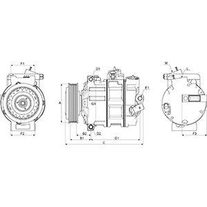 Hc-Cargo Airco compressor 241534