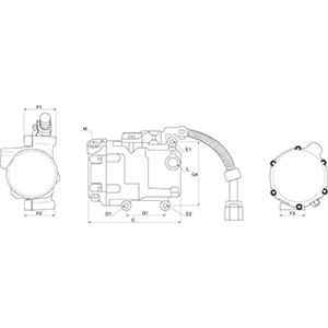 Hc-Cargo Airco compressor 241564