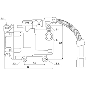 Hc-Cargo Airco compressor 241564