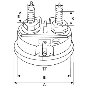 Hc-Cargo Magneetschakelaar, startmotor F 032 236 258