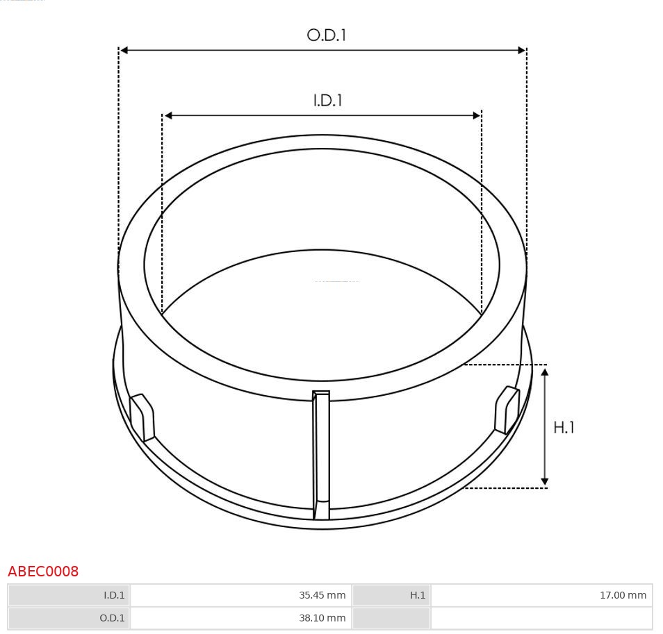 AS-PL Beschermkap, alternator/dynamo ABEC0008