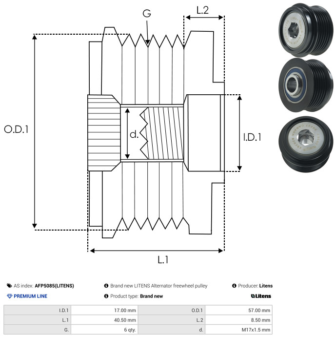 AS-PL Dynamovrijloop AFP5085(LITENS)