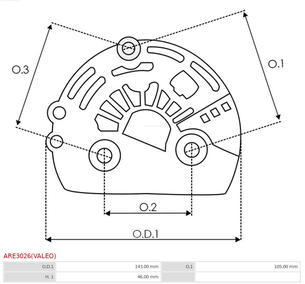 AS-PL Beschermkap, alternator/dynamo ARE3026(VALEO)