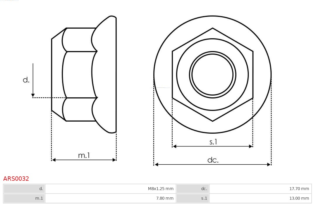 AS-PL Reparatieset, alternator ARS0032