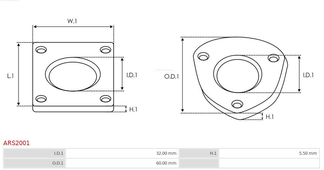 AS-PL Reparatieset, alternator ARS2001