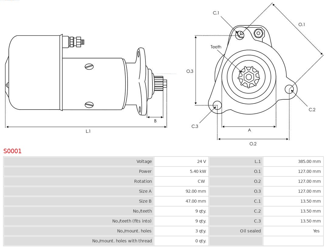 AS-PL Starter S0001