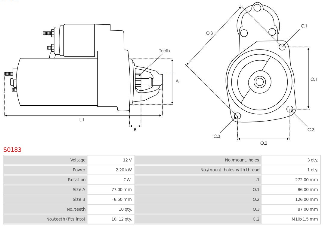 AS-PL Starter S0183